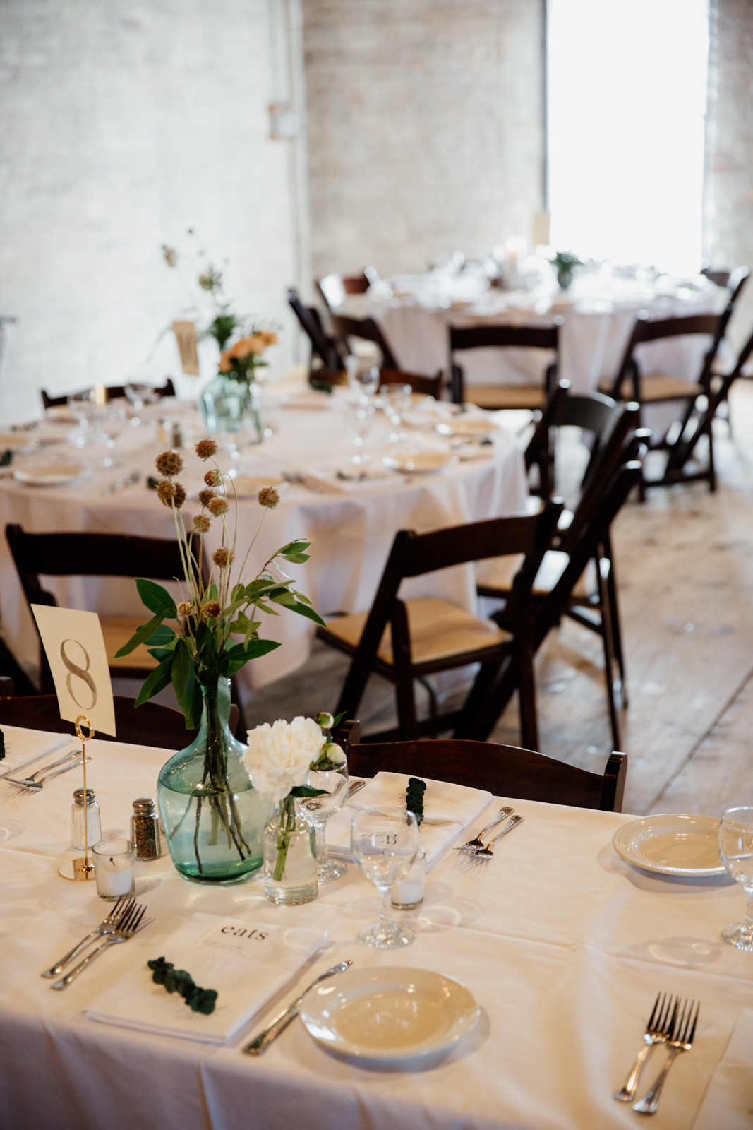 table setting, reception