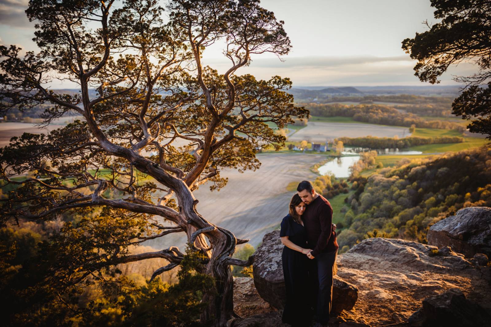 scenic engagement photos