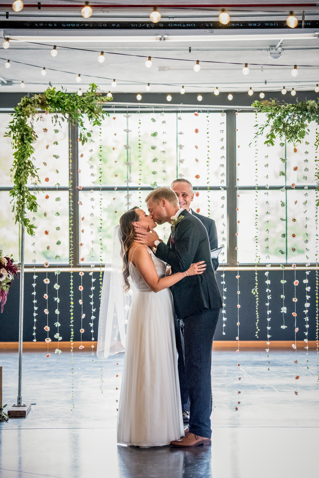 floral wedding arch