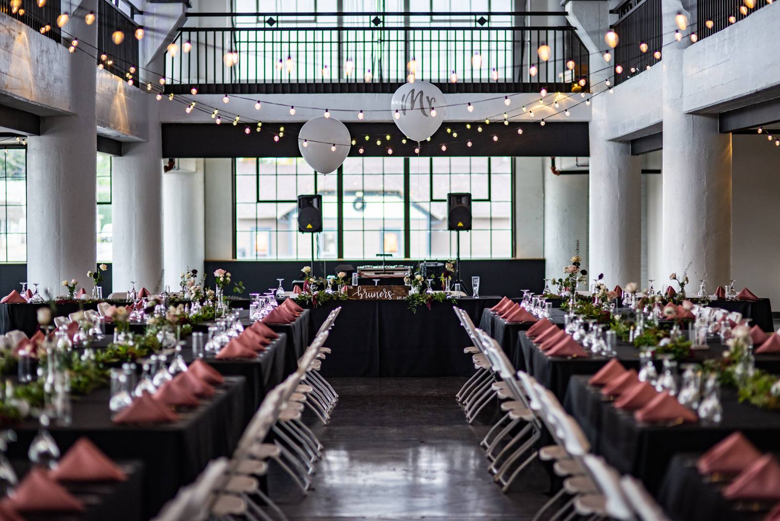 indoor wedding