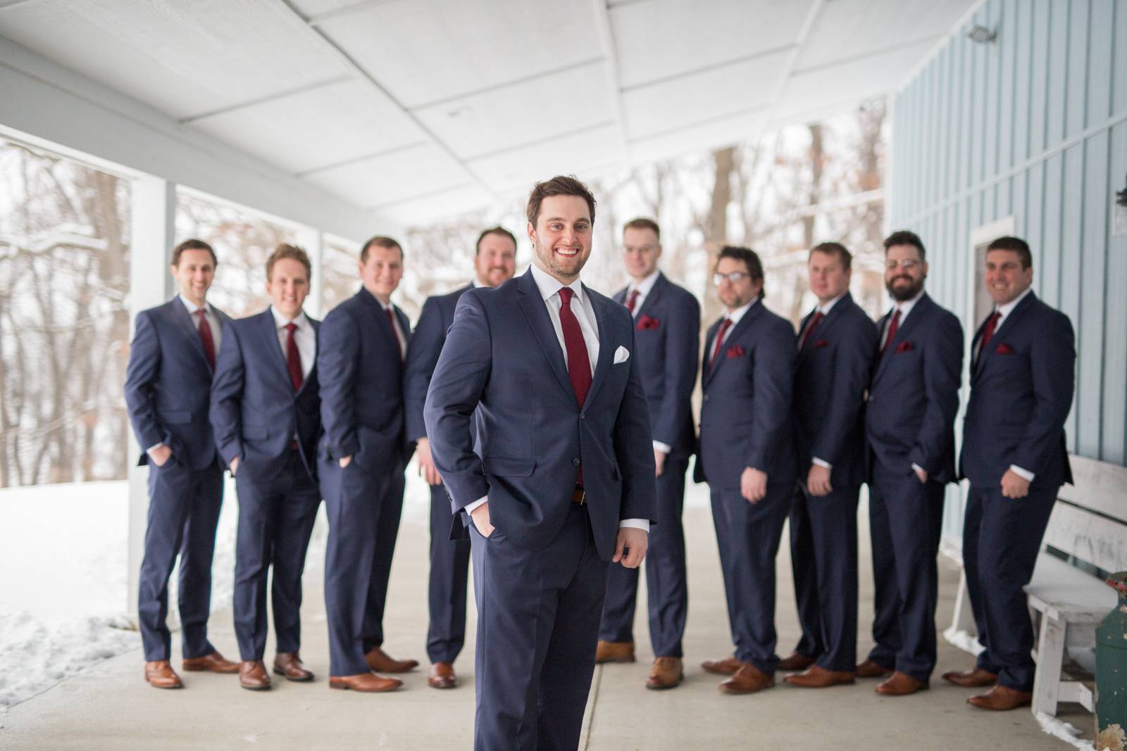 groom and groomsmen