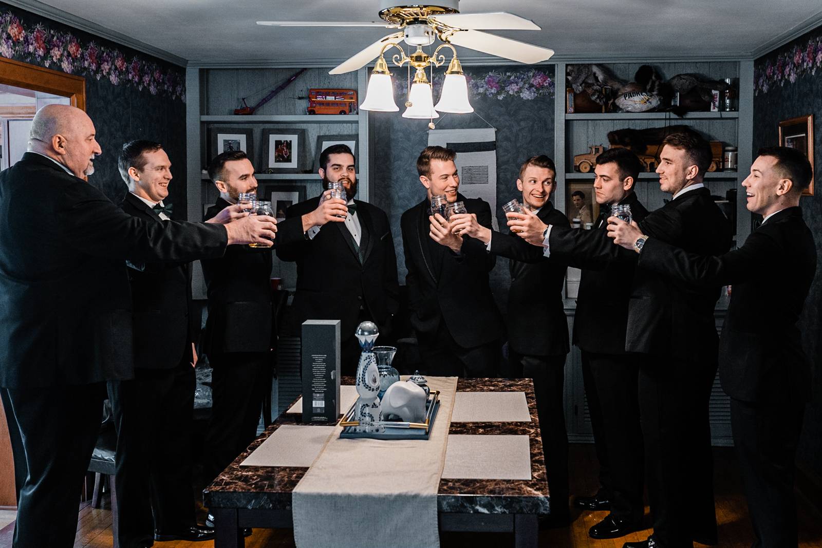 groom with groomsmen