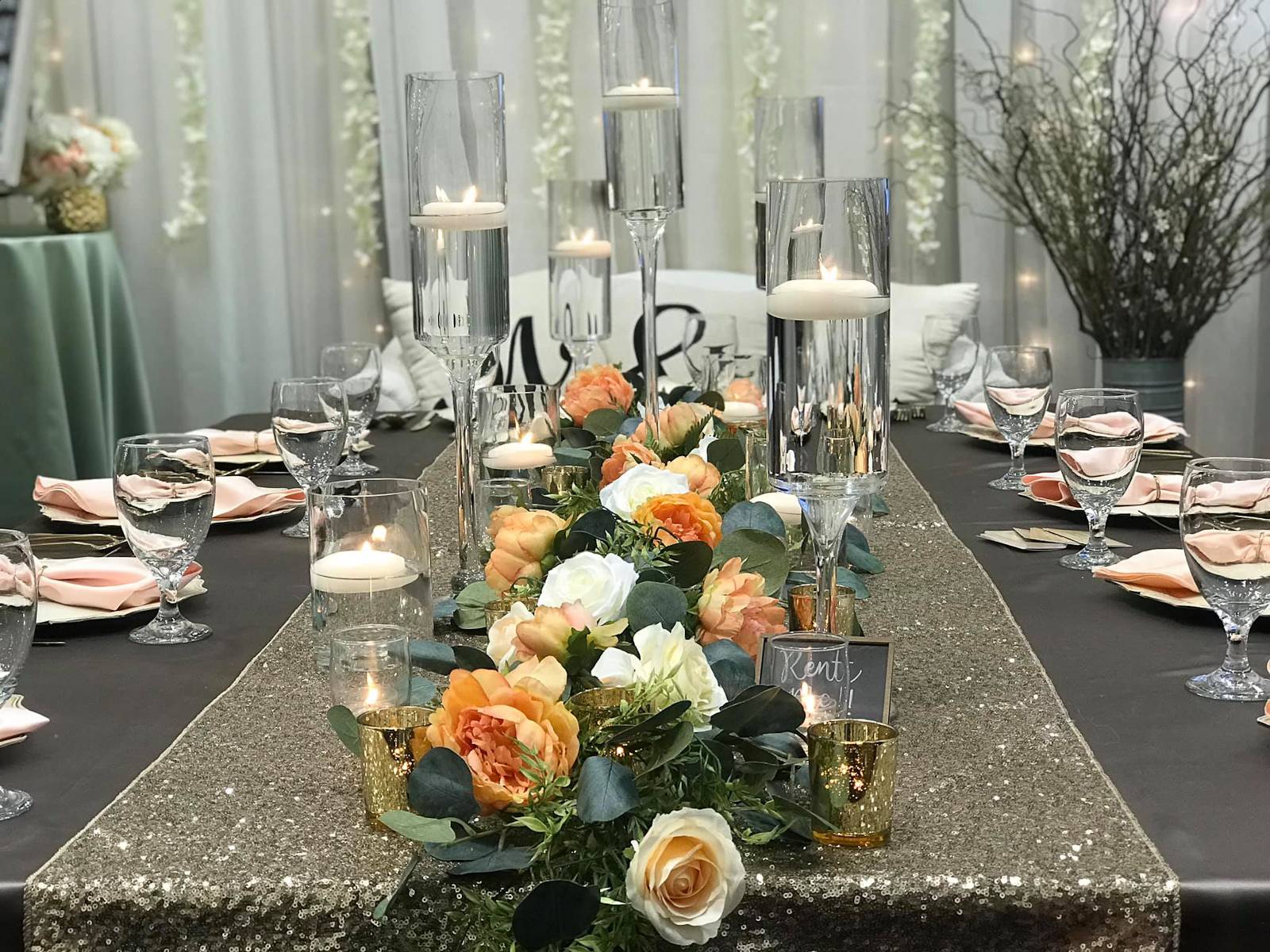 Wedding table decor online rentals