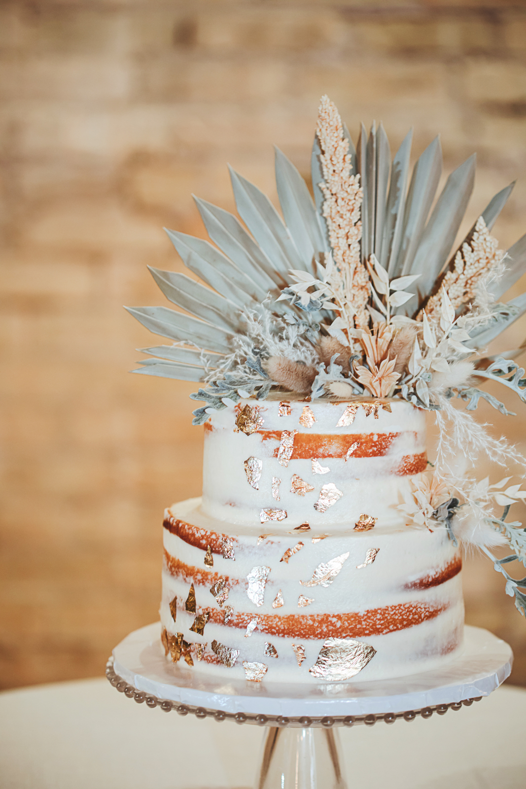 Natural Boho Naked Cake