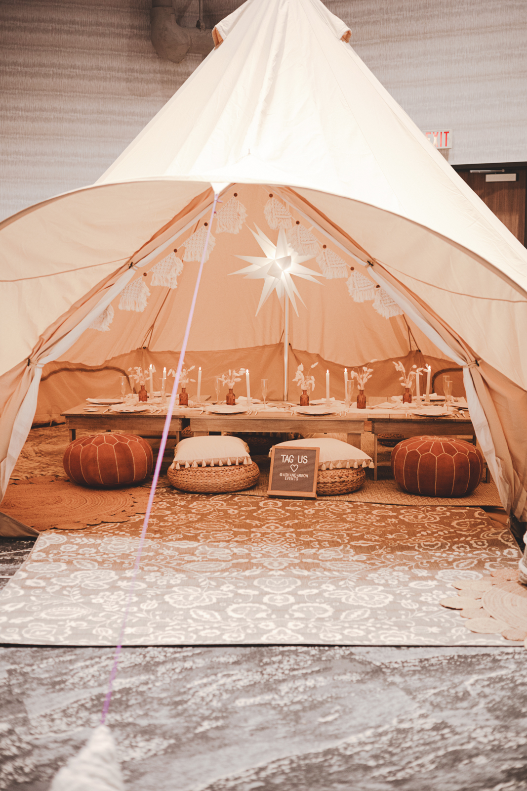 Boho Wedding Tent