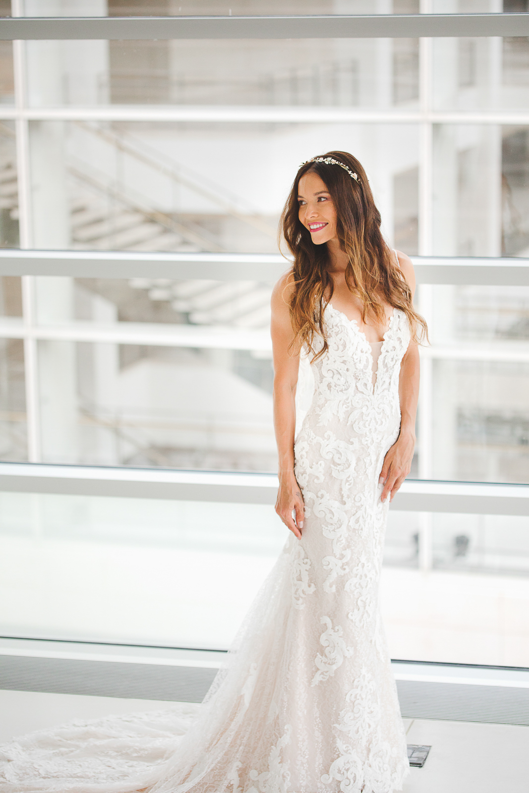 Beachy Wave Wedding Hair