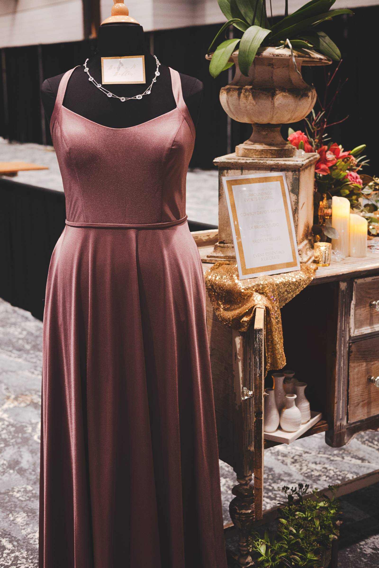 Mauve Bridesmaid Dress