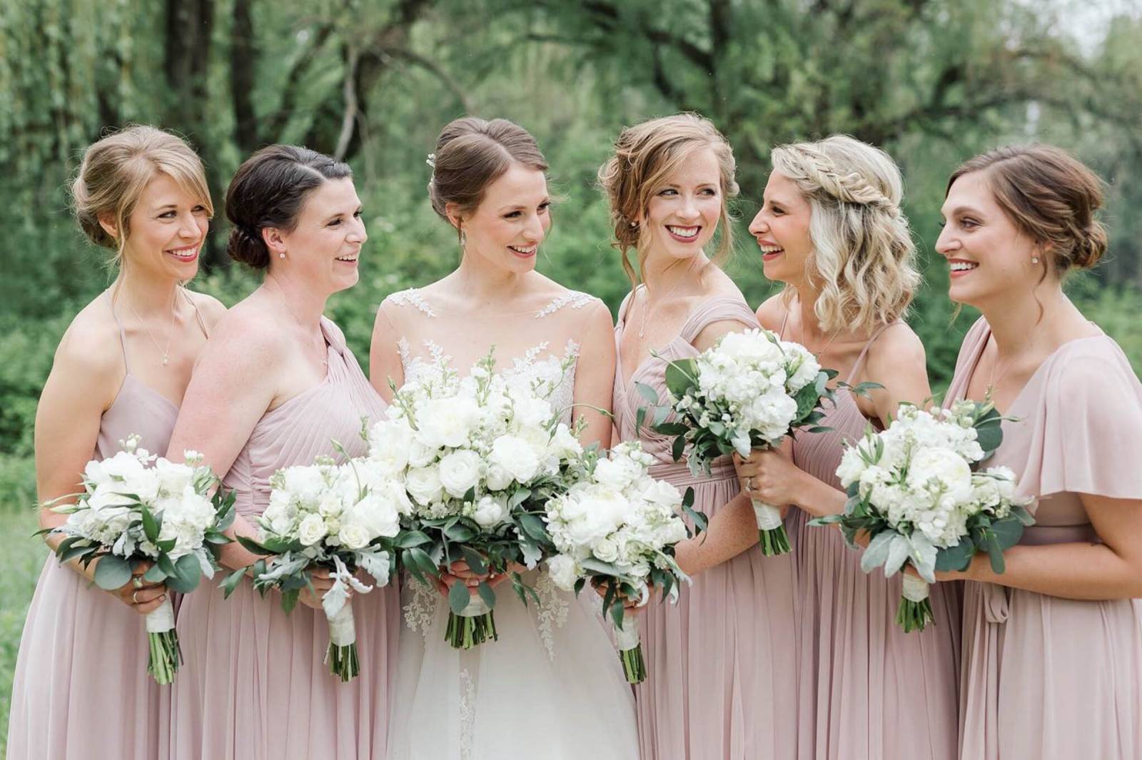 Blushing willow clearance bridal