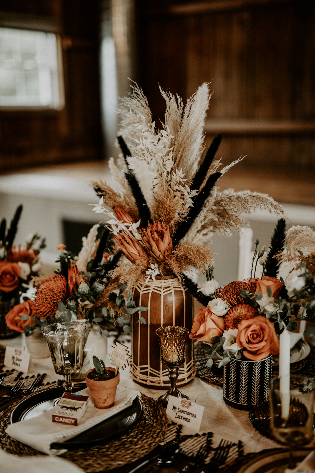 Western Boho Chic Table Setting