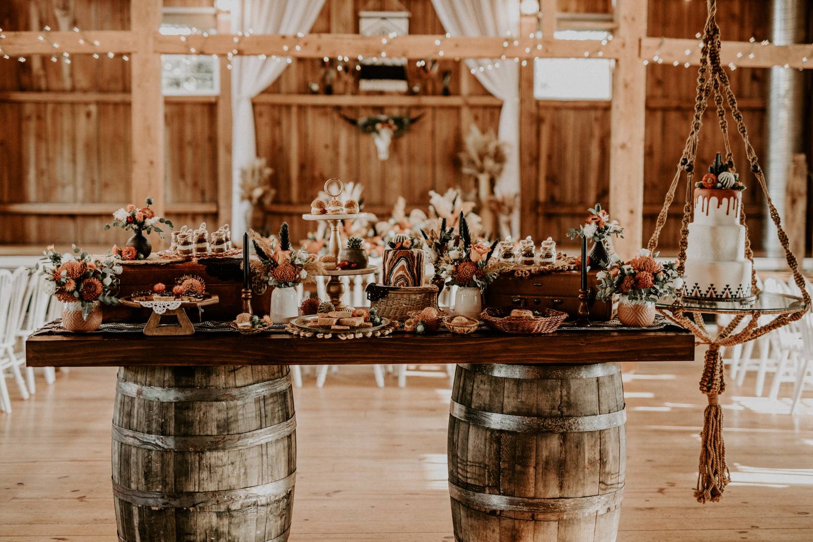 Western Boho Dessert Table