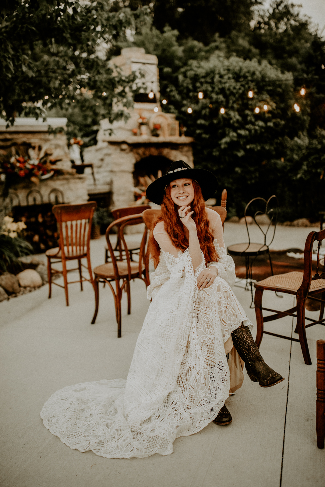 Western Boho Wedding Inspiration  Styled Shoot at Harvest Moon Pond