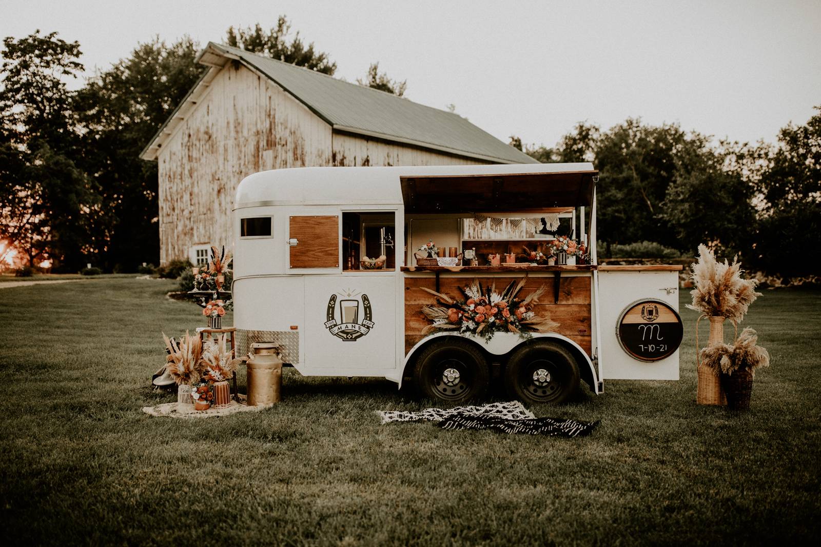 Western Boho Mobile Bar