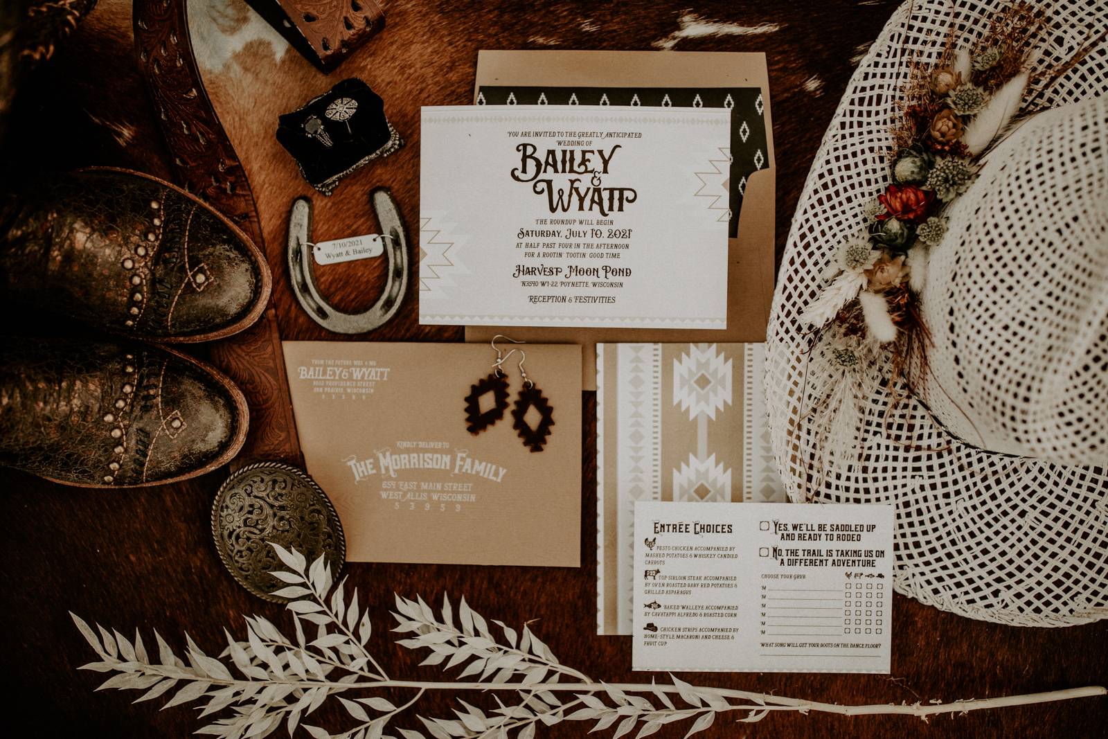 Western Boho Invitations & Stationery