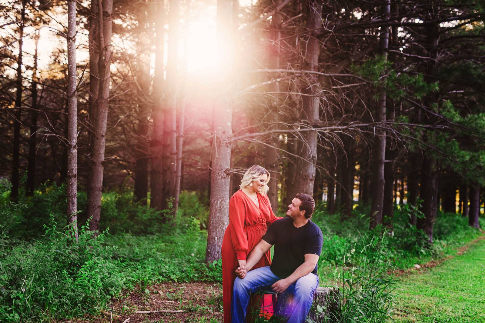 Outdoor Engagement Picture