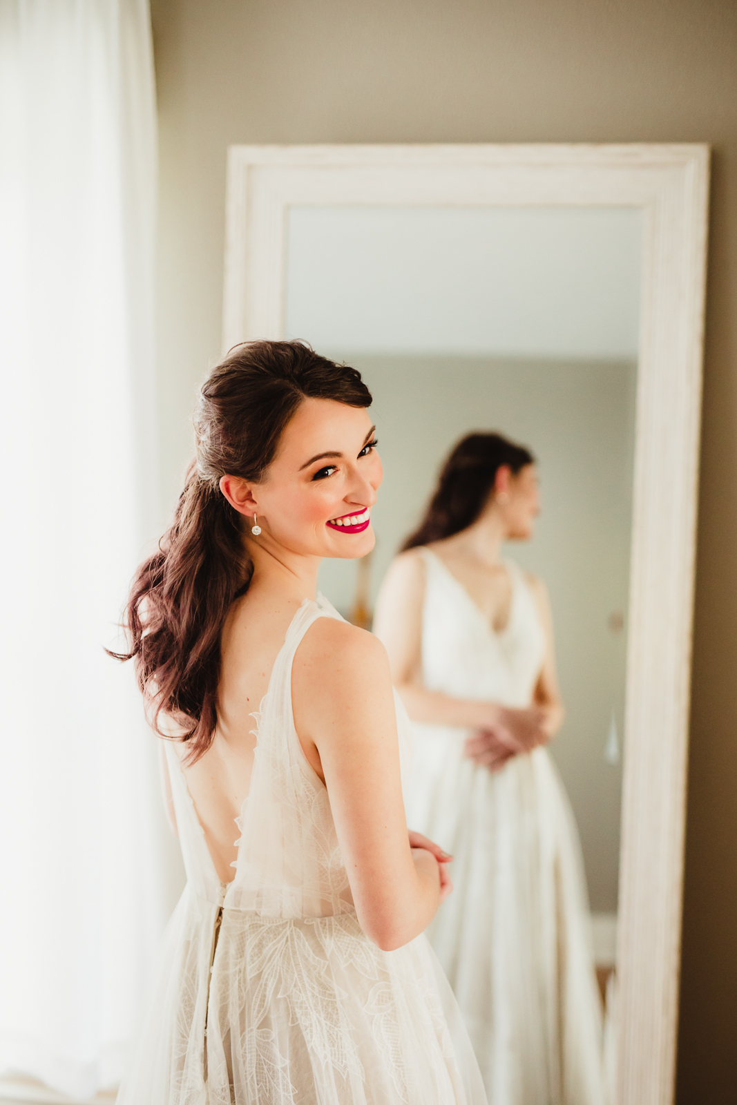 Natural Bride and Dress