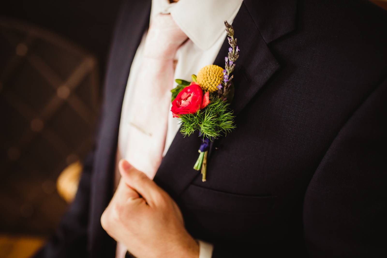 Vibrant Boutonniere