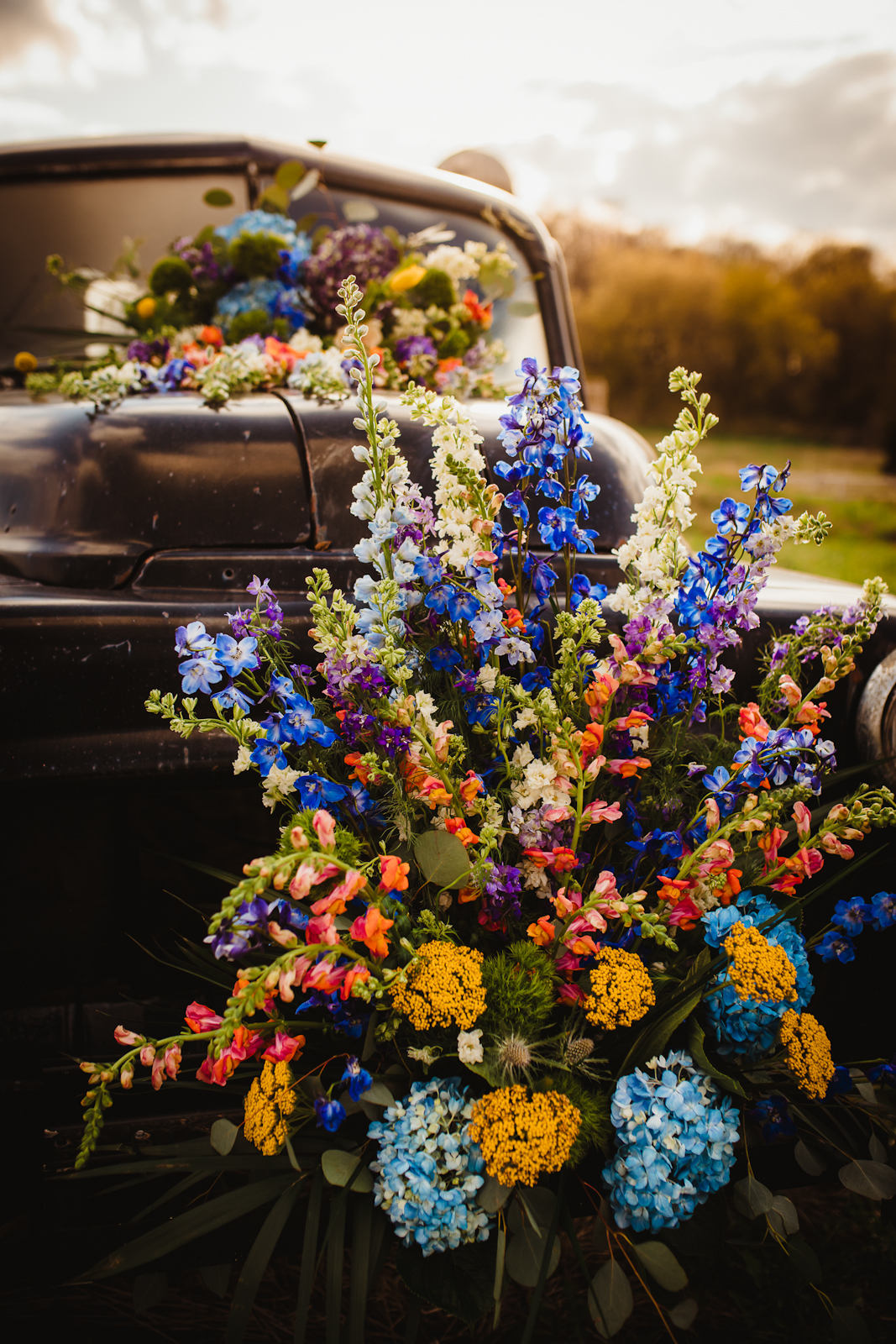 Vintage Truck Wedding Floral