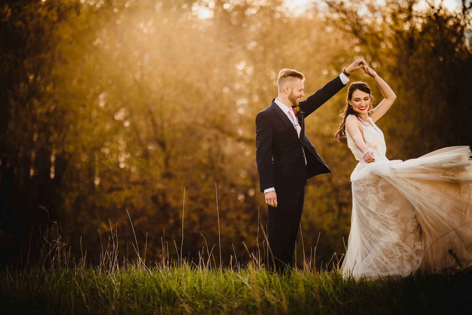 Rustic Wedding Couple