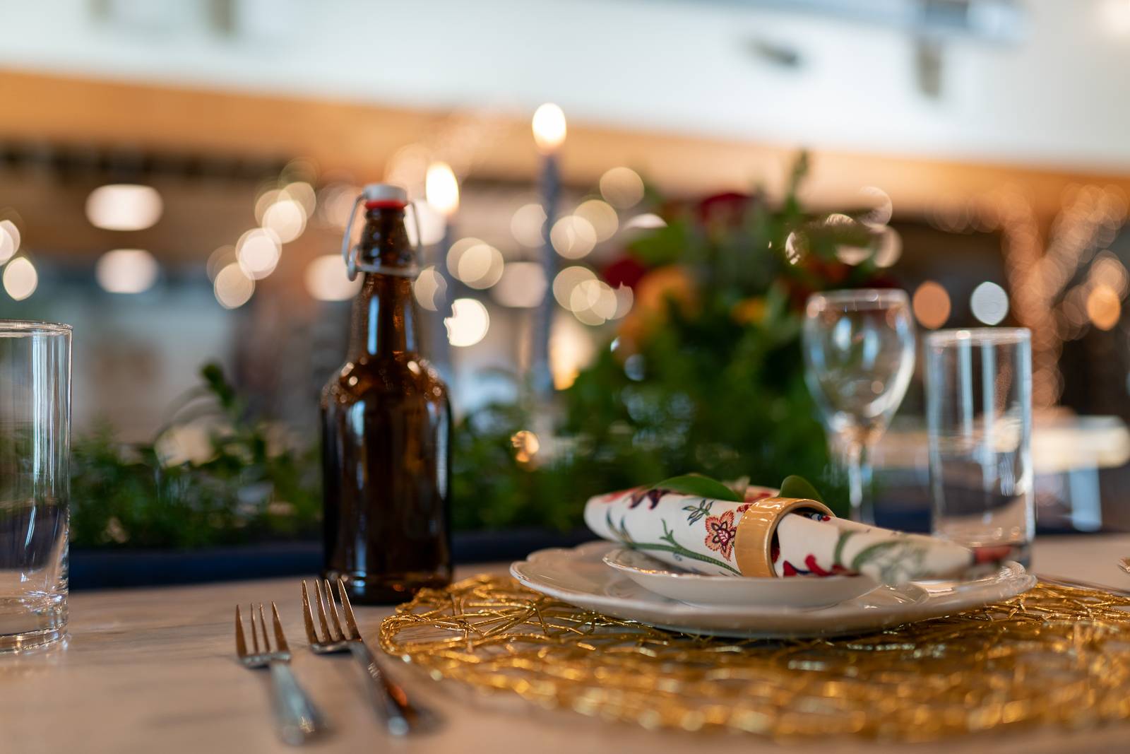 Fall Wisconsin Table Setting