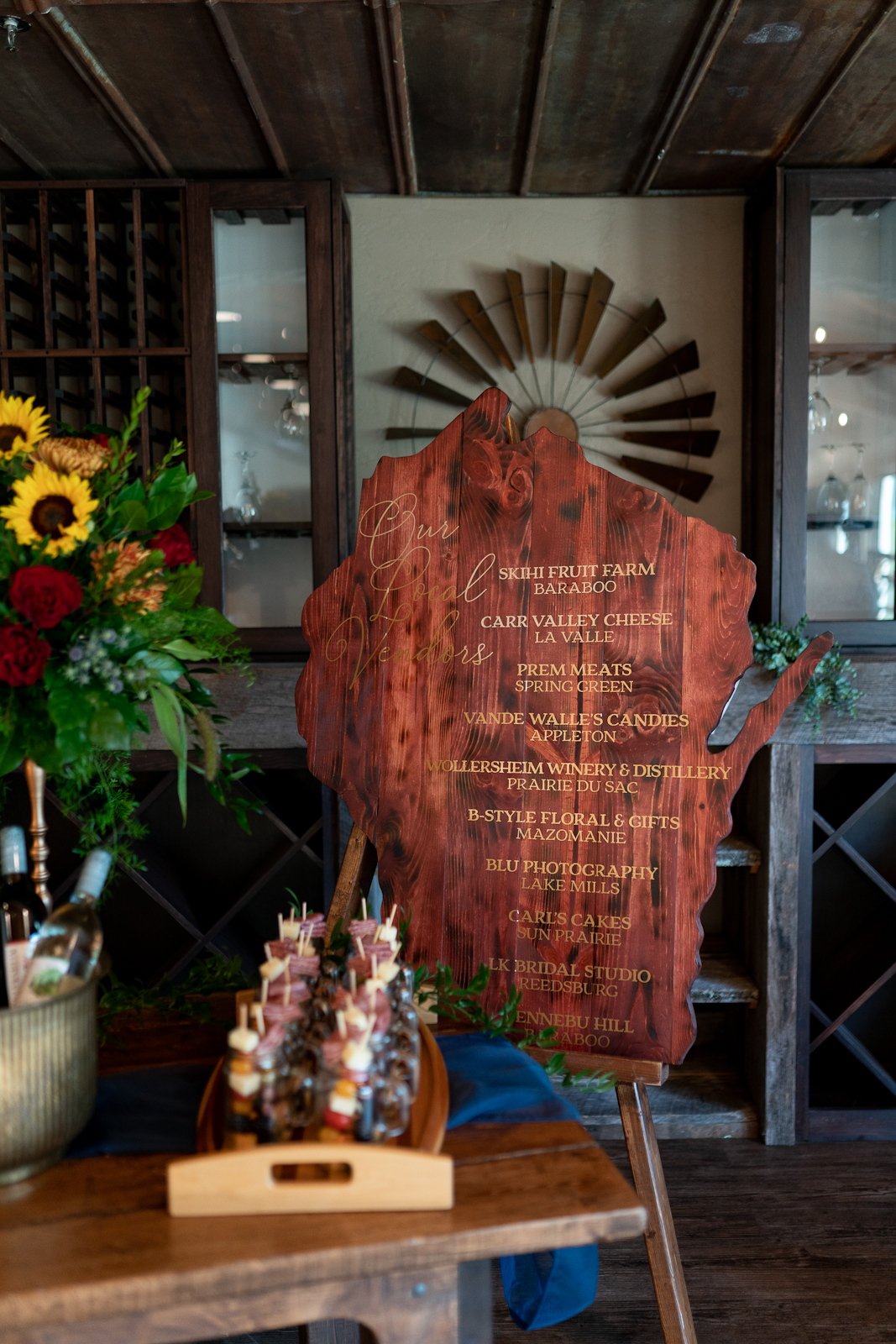 Wisconsin Wedding  Sign