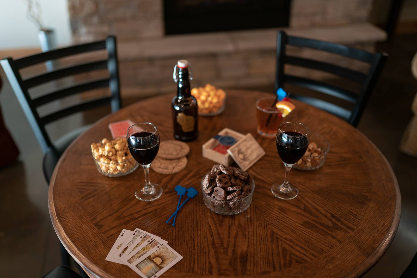 Wisconsin  Wedding Card Table