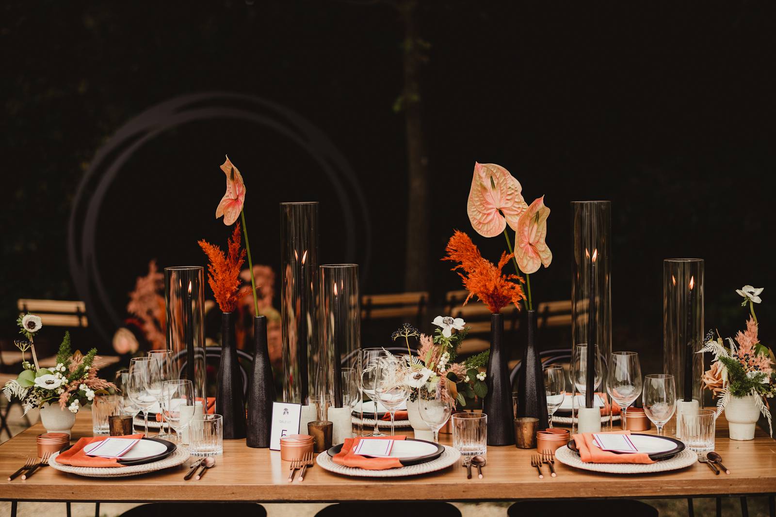 Sleek Wedding Table Setting