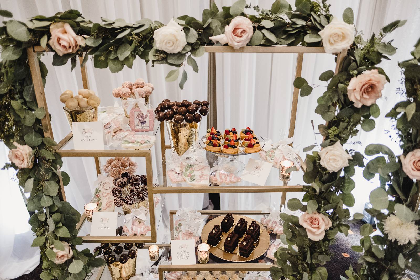 Elegant Dessert Display