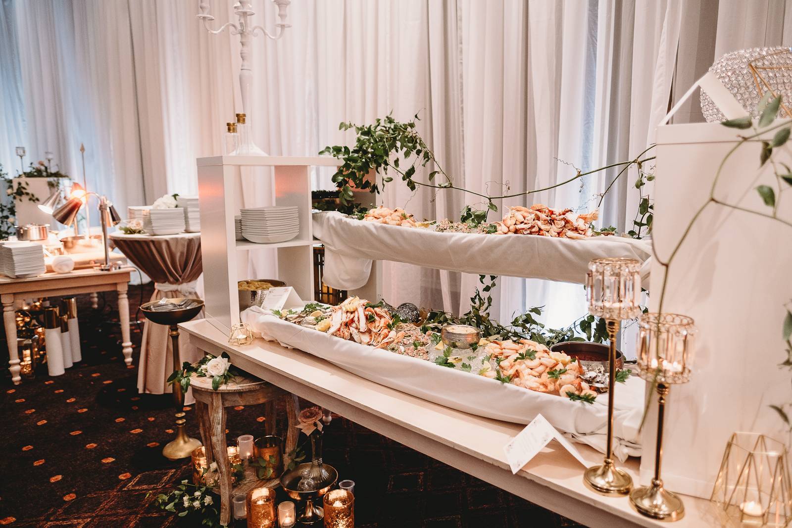 Elegant  Wedding Food Spread