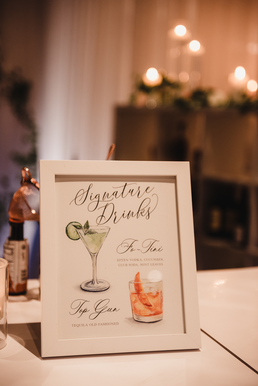 Elegant Signature Drinks