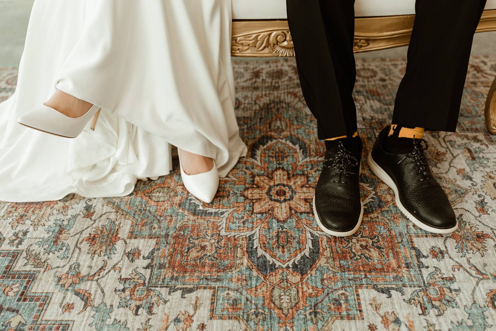 Bride and Groom Siimple Shoes