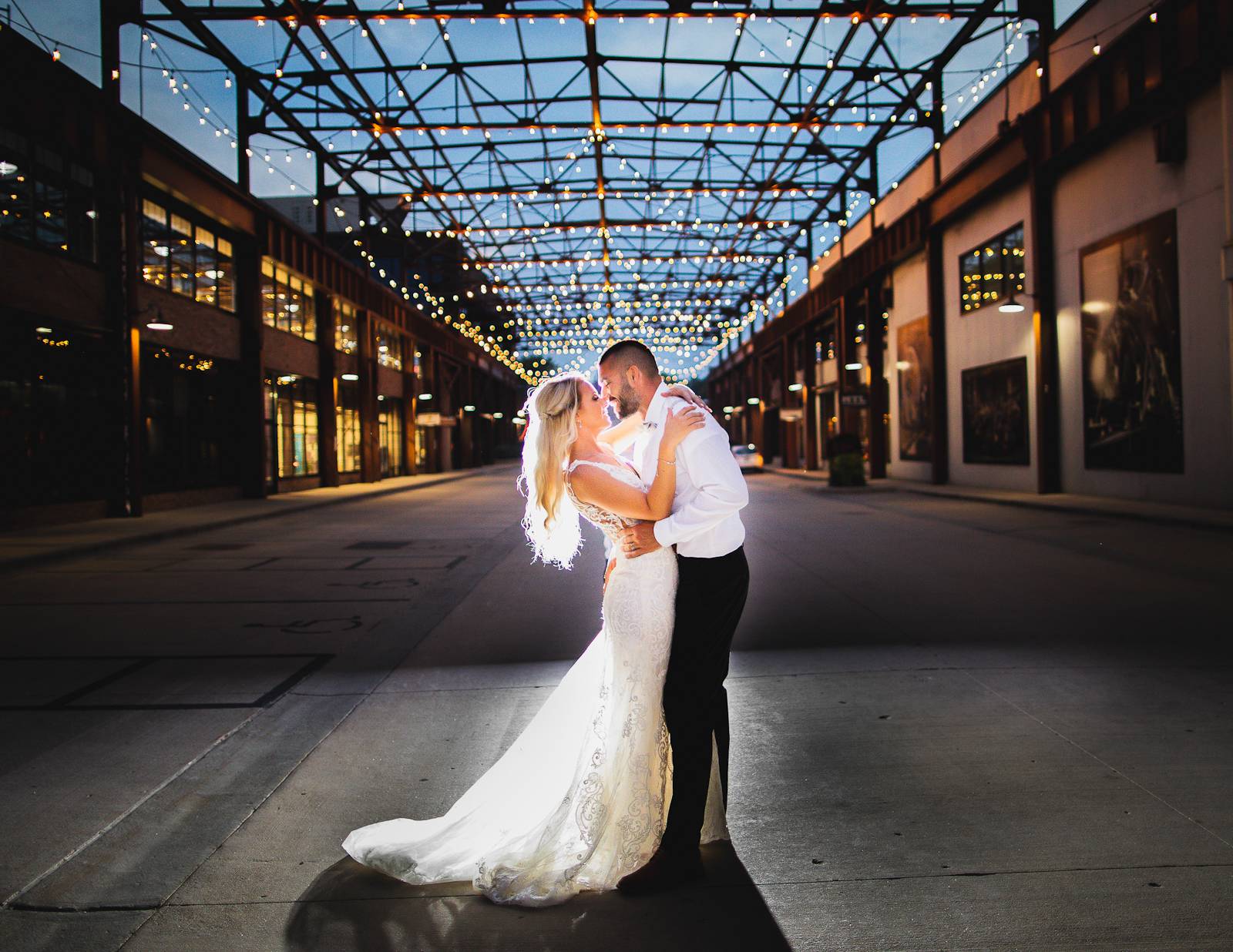 Elegant Bride and Groom