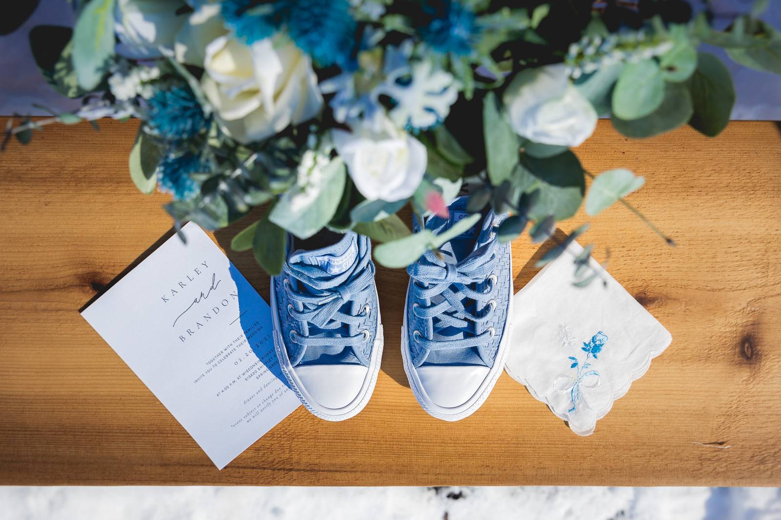 Blue Wedding Shoes