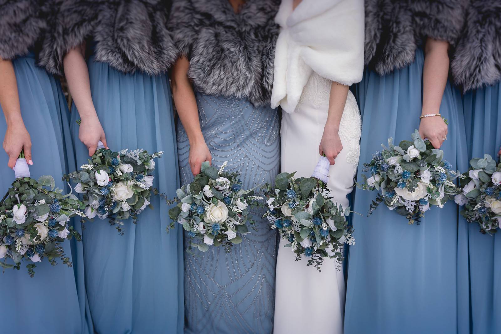 Blue Wedding Party