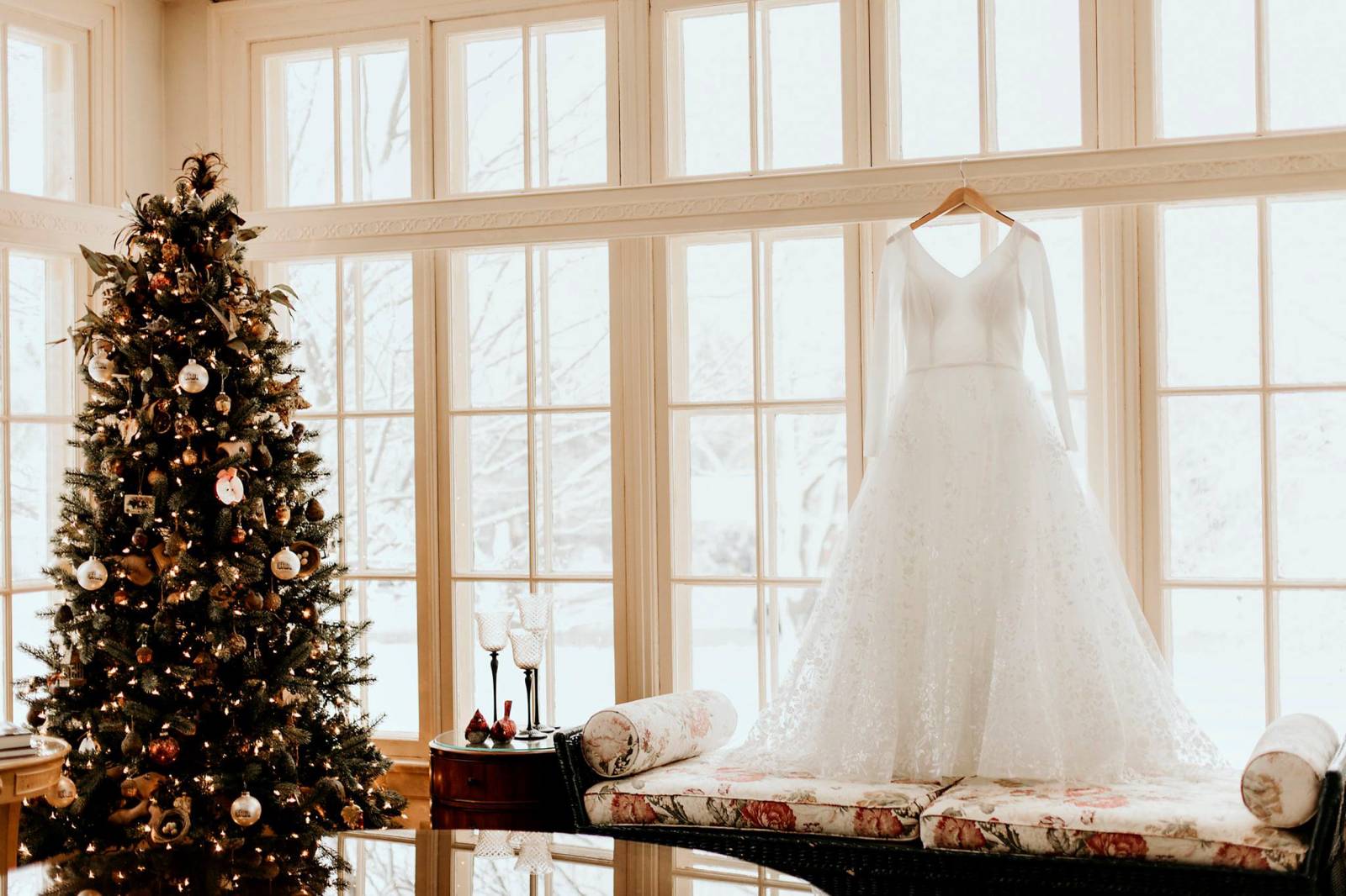 Christmas Wedding Gown