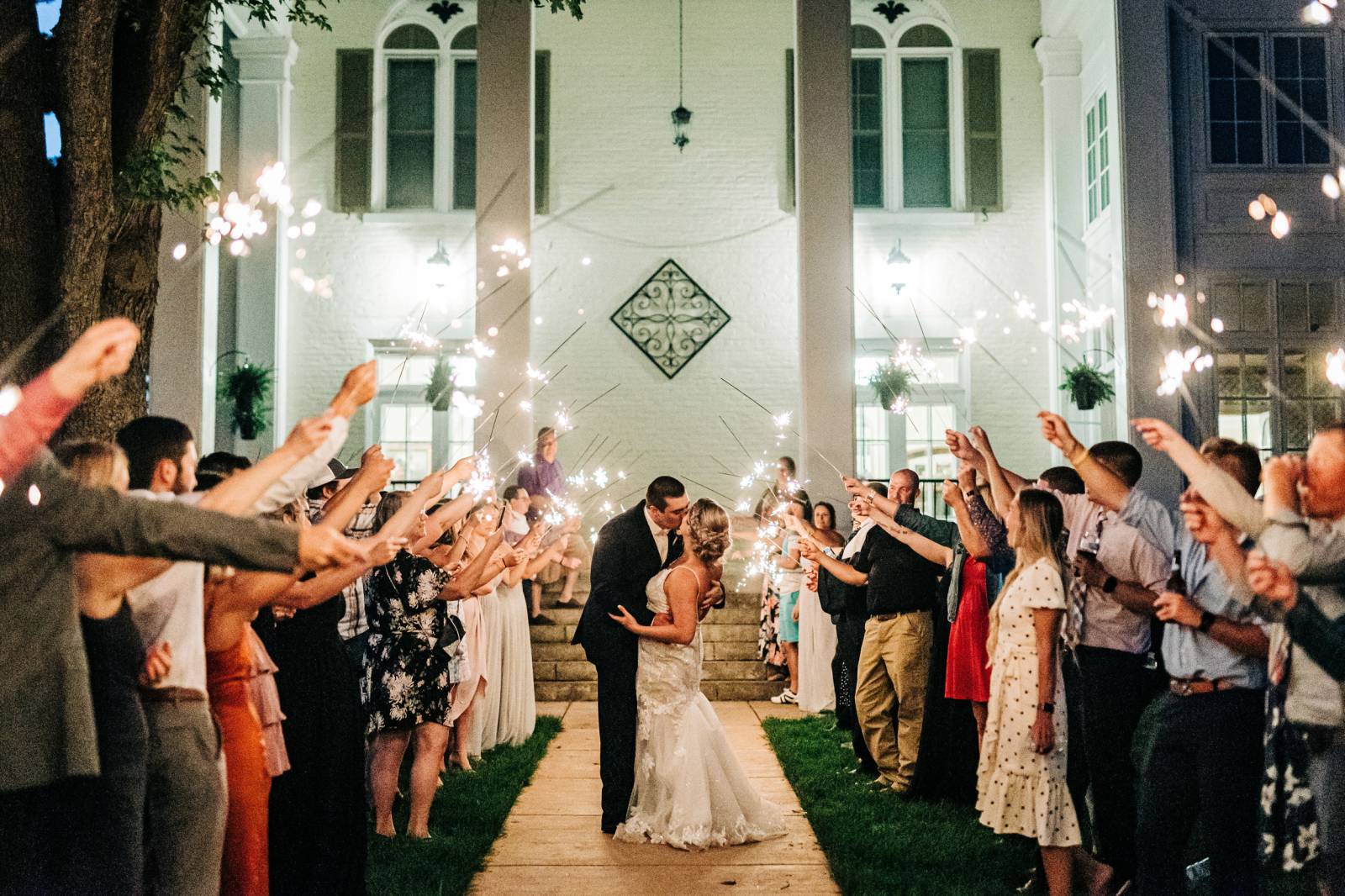 Sparkler Wedding Send Off