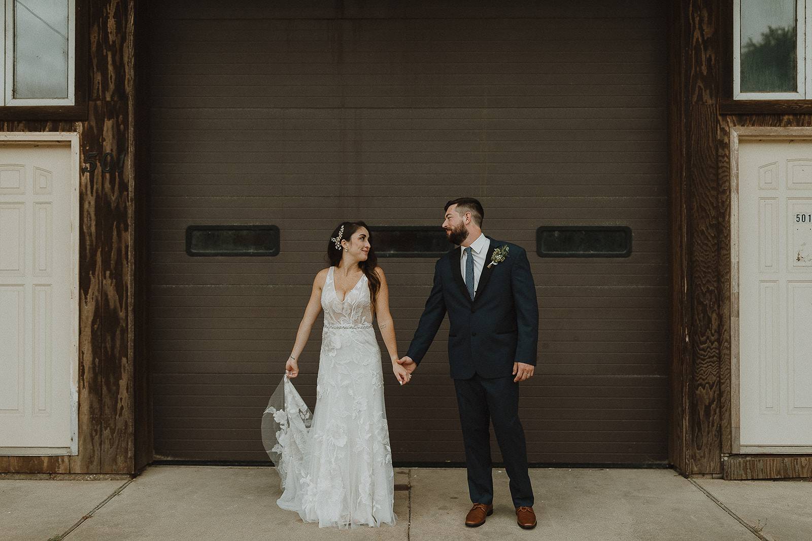 Elegant Bride and Groom