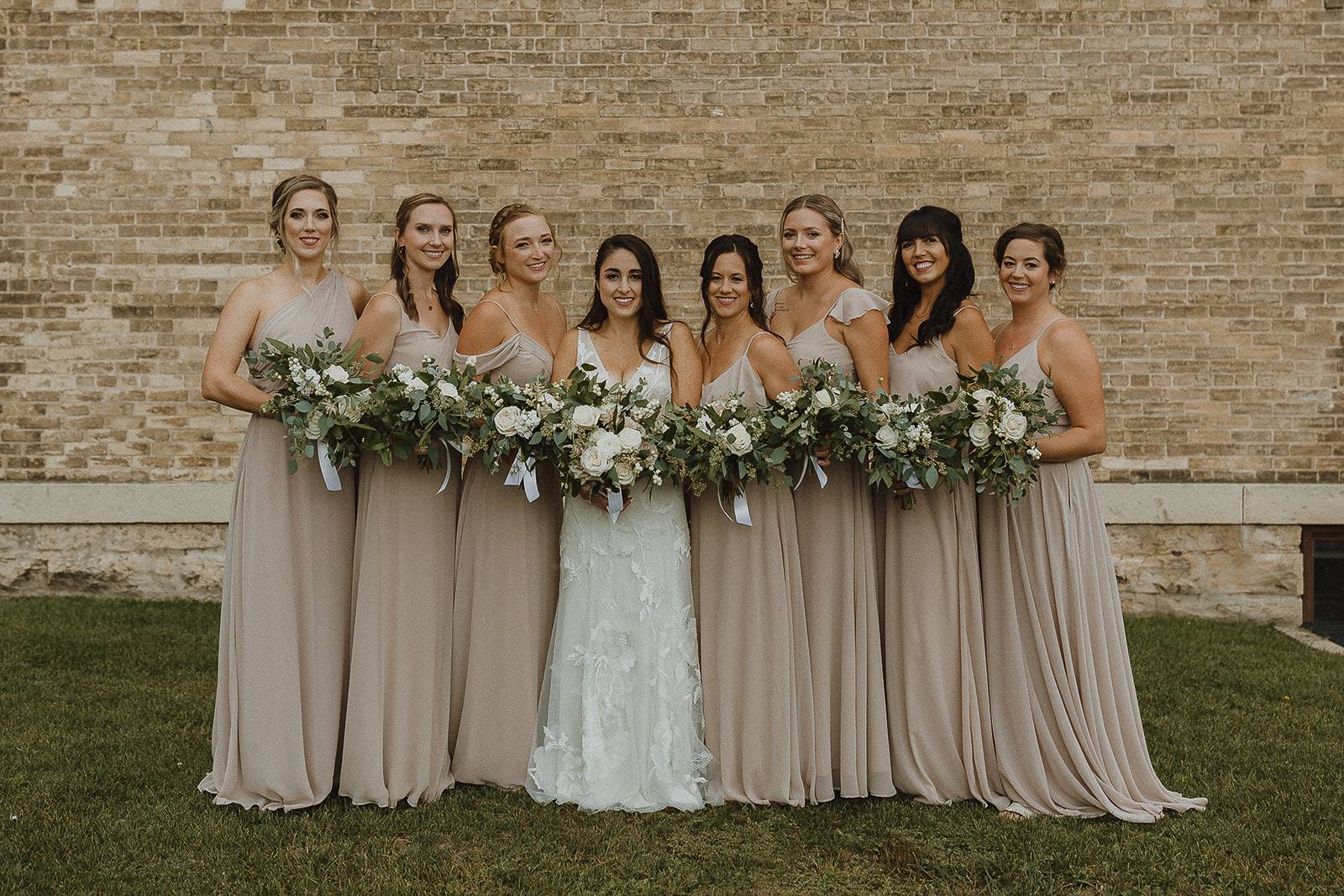 Beige Bridesmaids