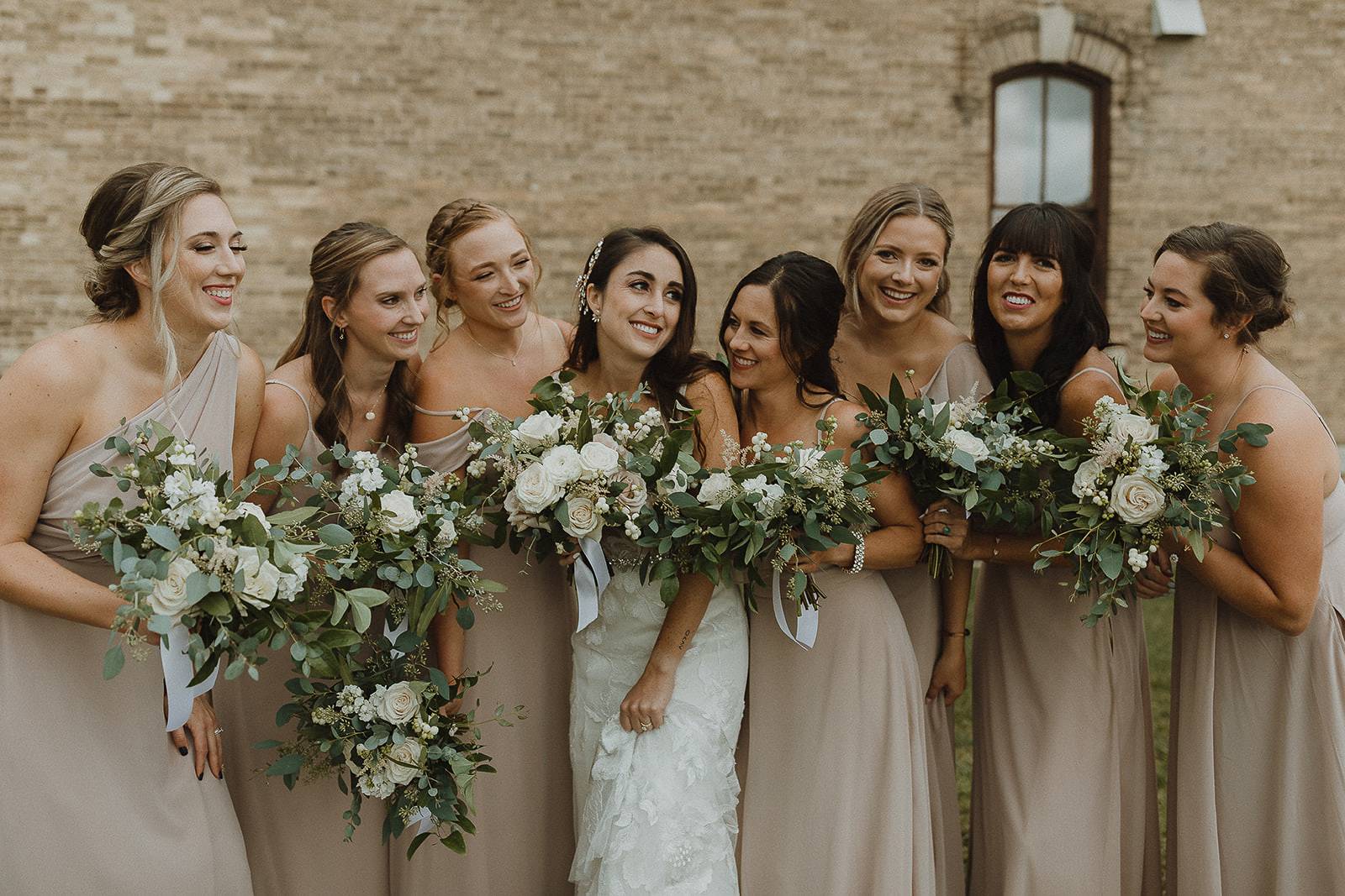 Elegant Bridesmaids and Brides