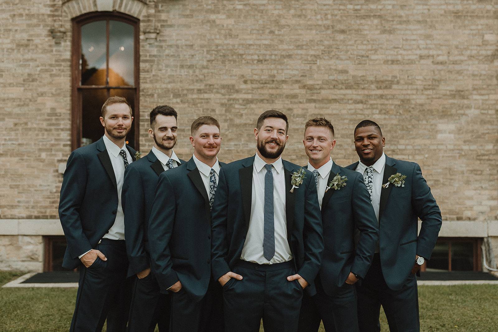 Elegant Groom and Groomsman