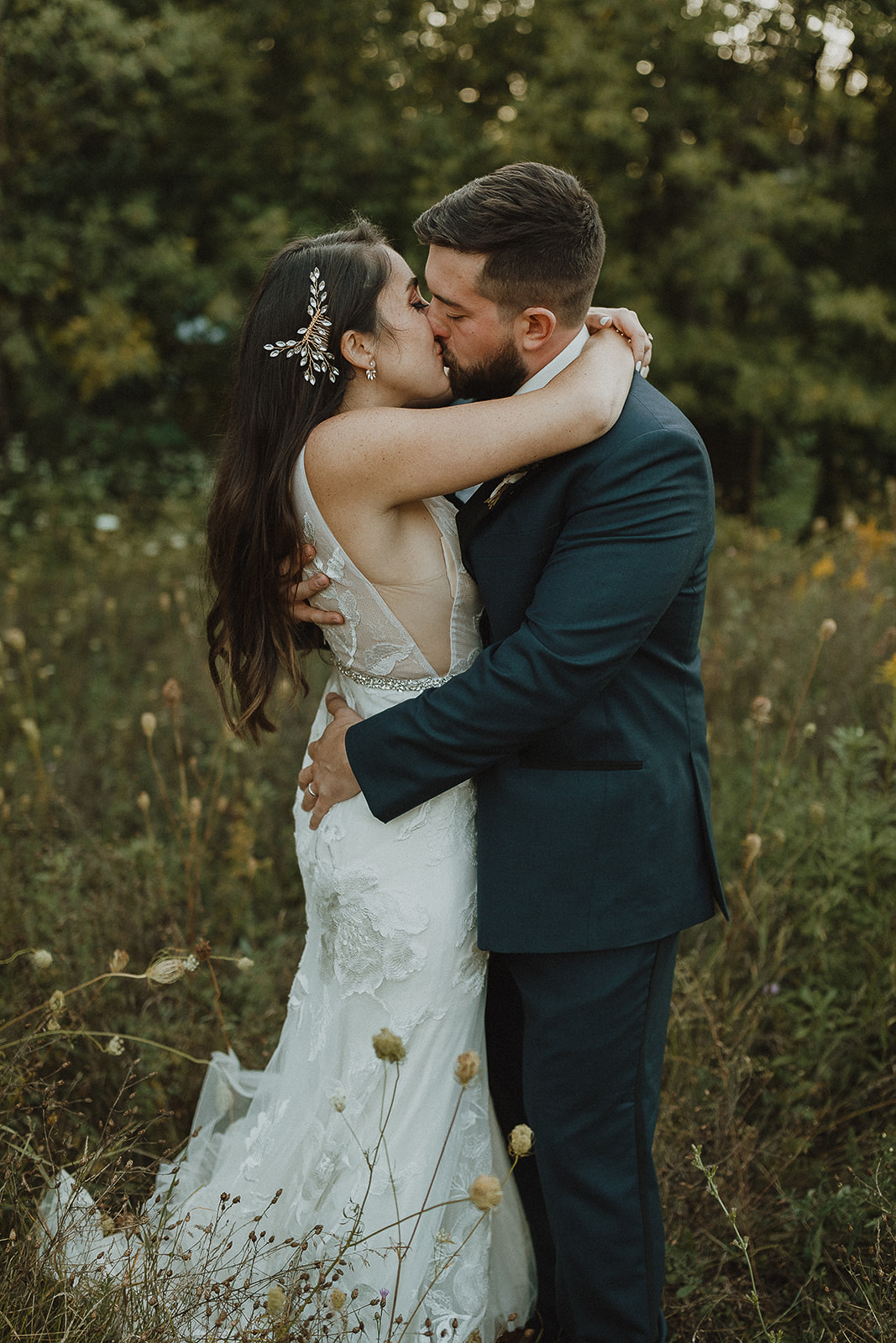 Rustic Wedding Couple