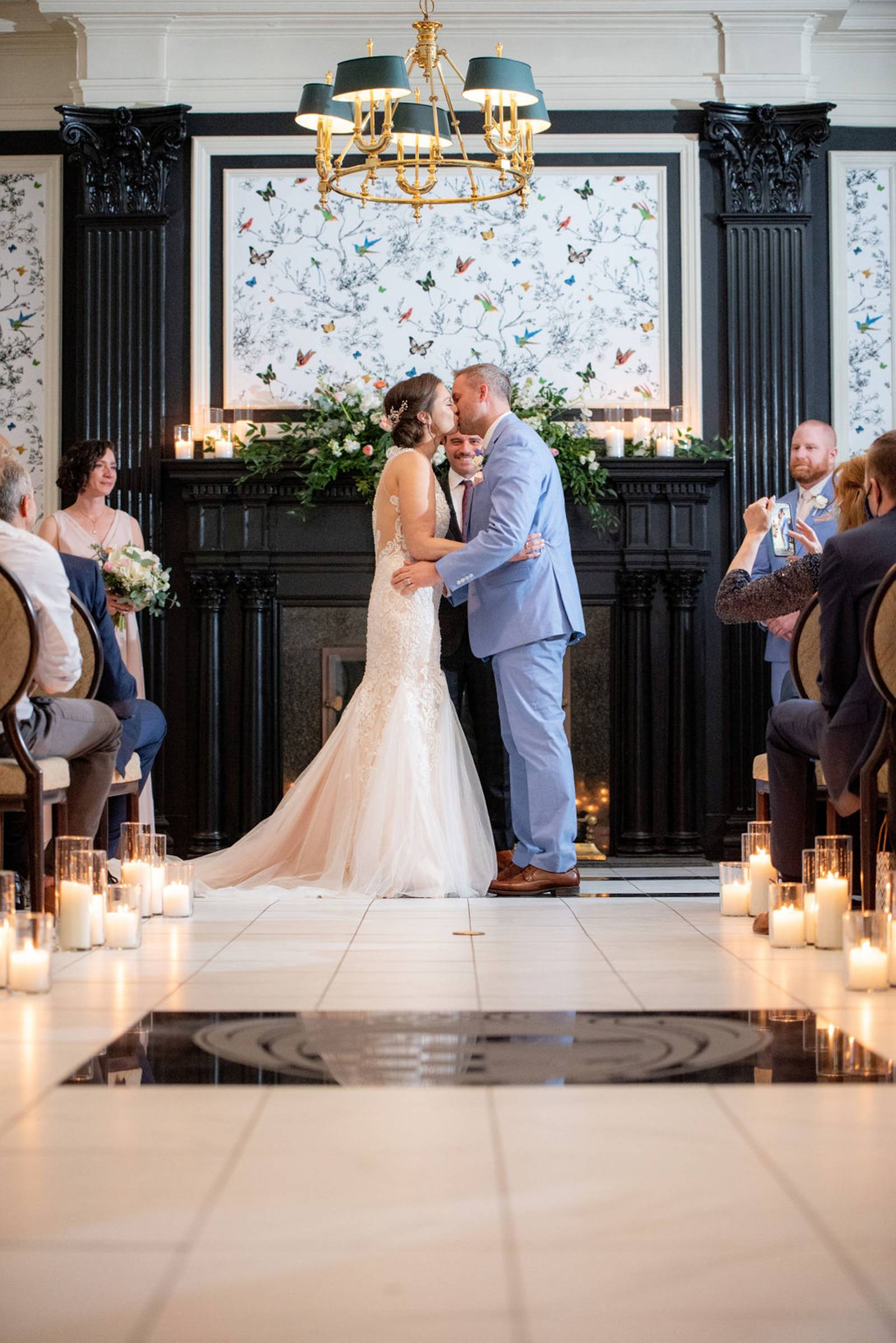 White and Blue Ceremony