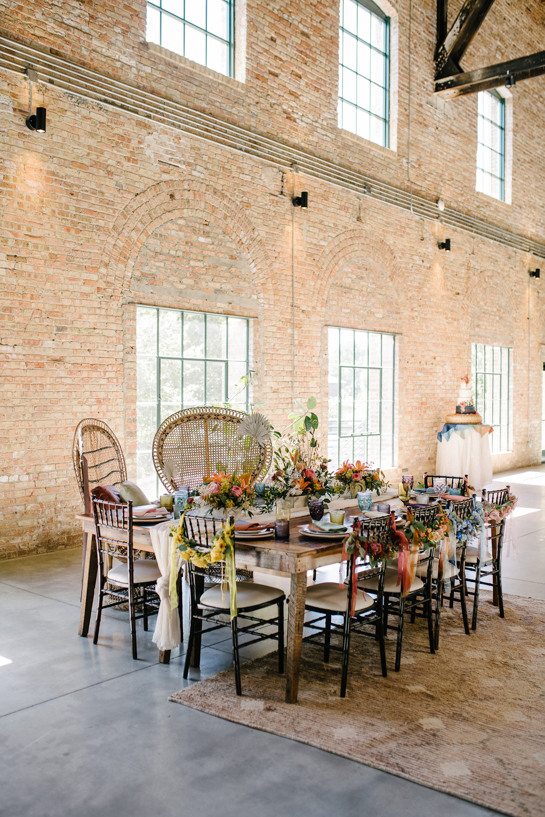 Boho Rainbow Table Setting