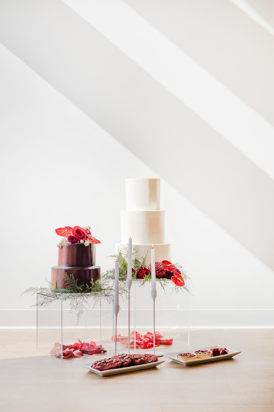 Simple Modern Wedding Cake