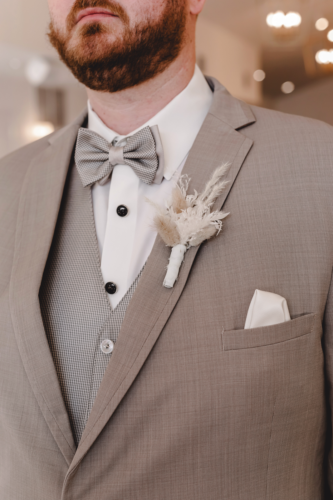 Boho Dried Boutonnierre