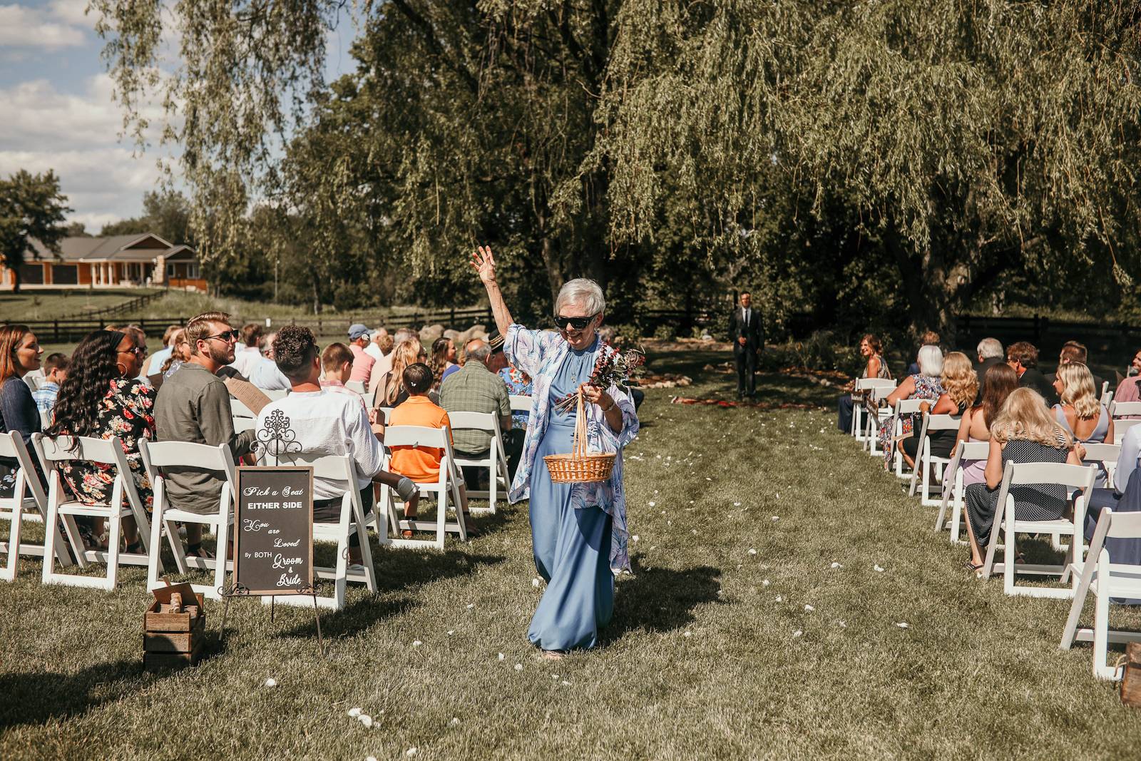 Grandmother Flower Girl