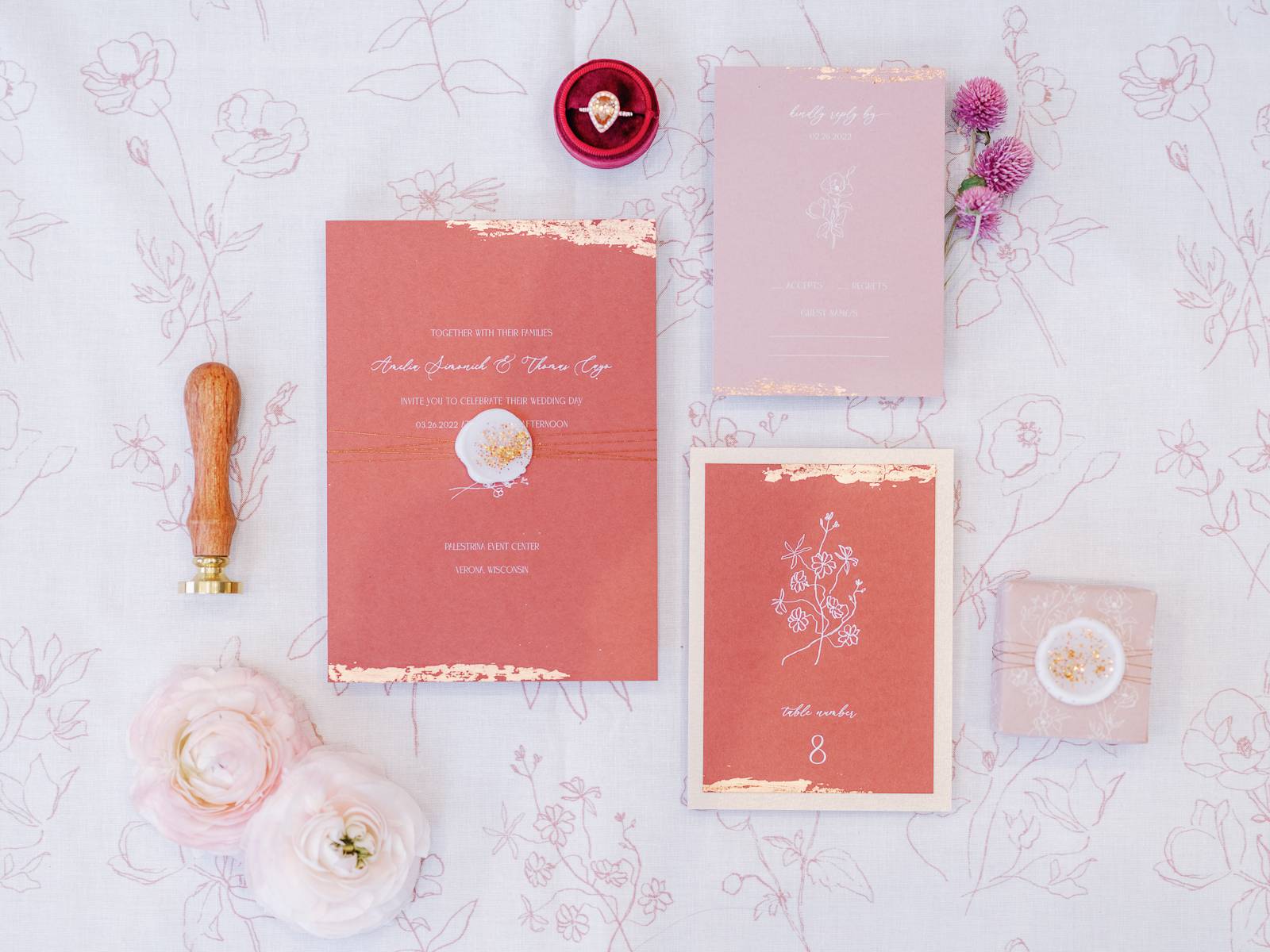 Romantic Modern Stationery