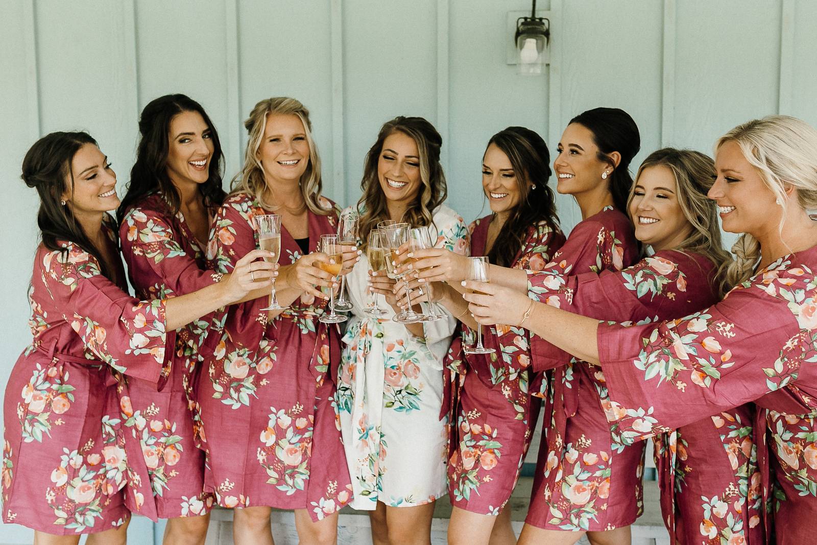 Bridesmaid Champagne Toast