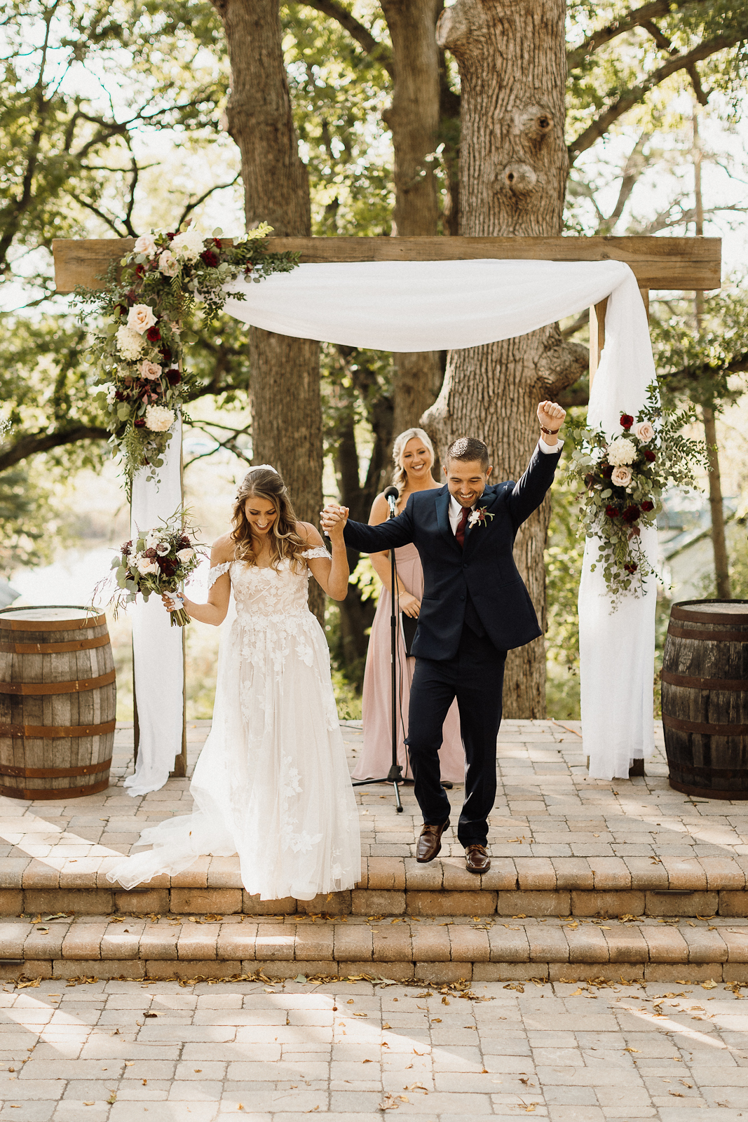 Rustic Barn Wedding Couple