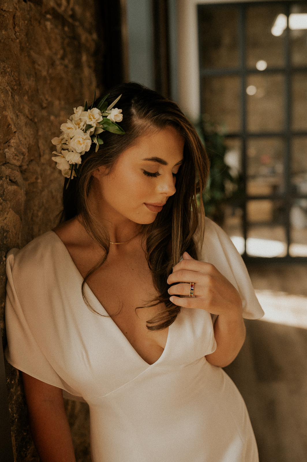 Elegant Bridal Hair Floral