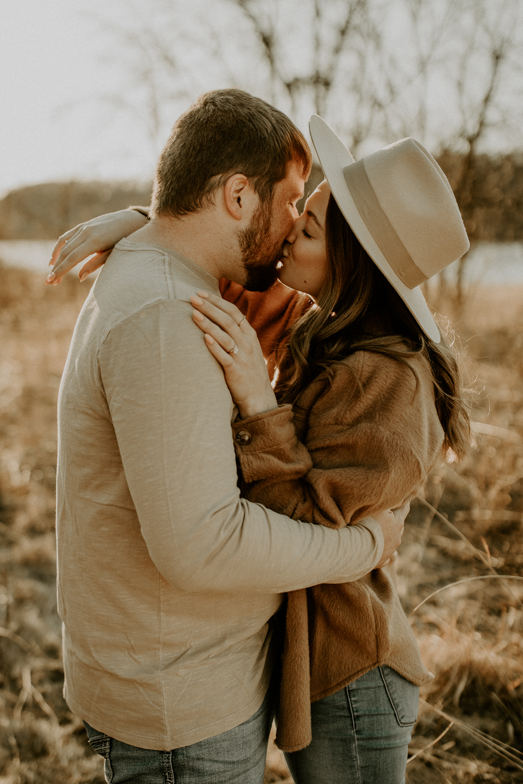 Intimate Boho Engagement Photos